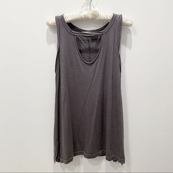 American Able Cleo Keyhole Knit Sleeveless Tank Top Size Medium - Picture 3 of 7